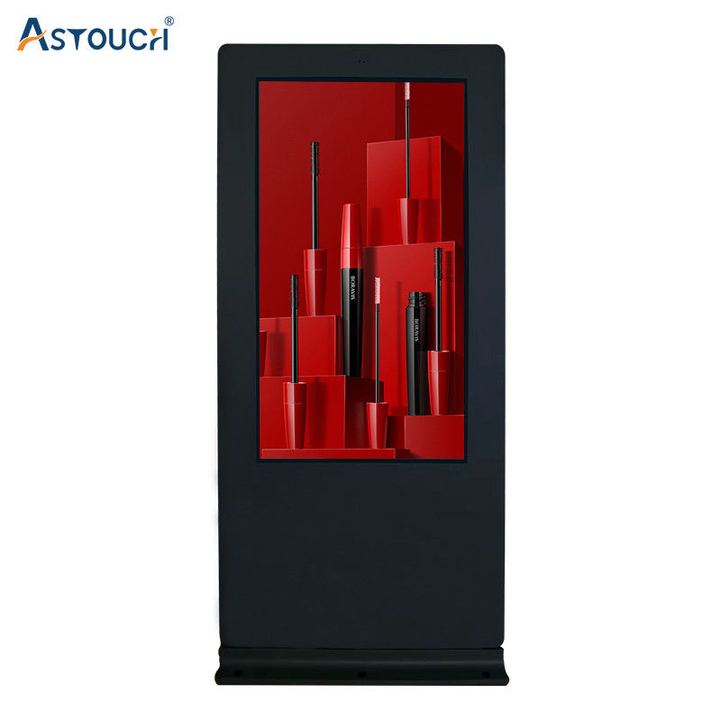 OEM Vertical Digital Signage Display 65 Inch Pcap Touch Durability